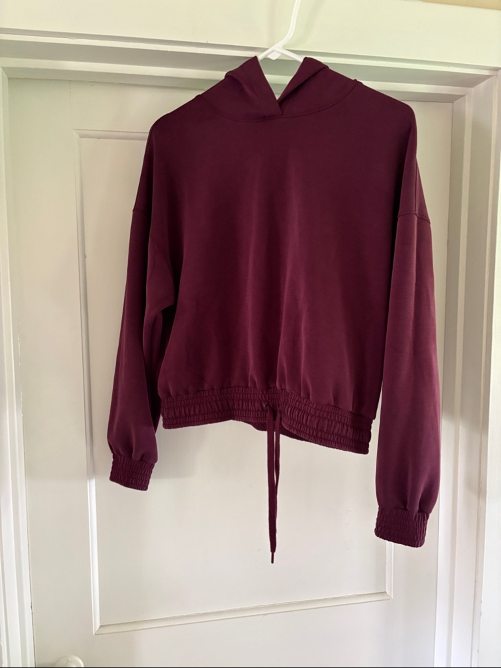 STYLUS Maroon Hooded Drawstring Sweatshirt